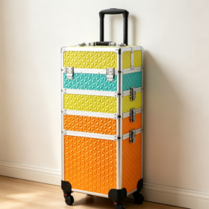 4-in-1 Rolling Makeup Trolley with Locking Wheels