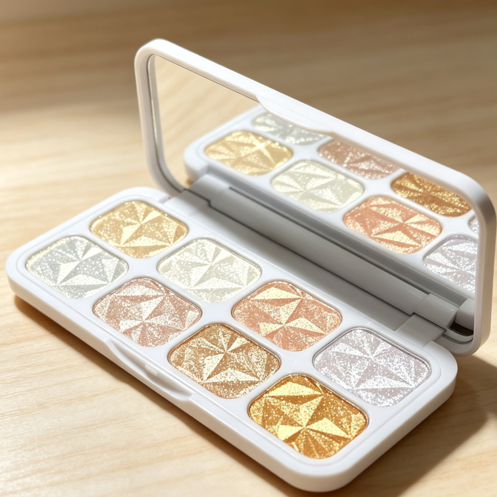 8-Color Glitter Contour & Highlighter Palette