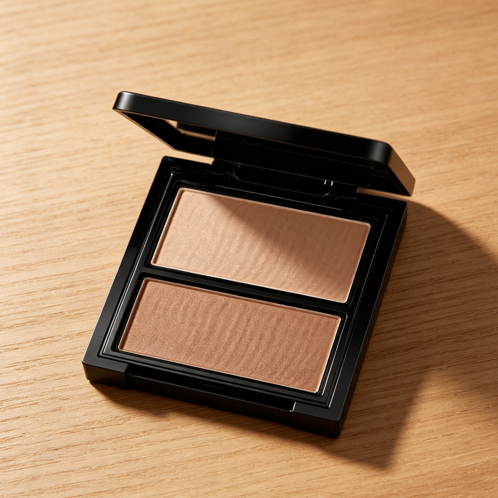 2-in-1 Contour & Highlighter Palette Silky Fade-Proof