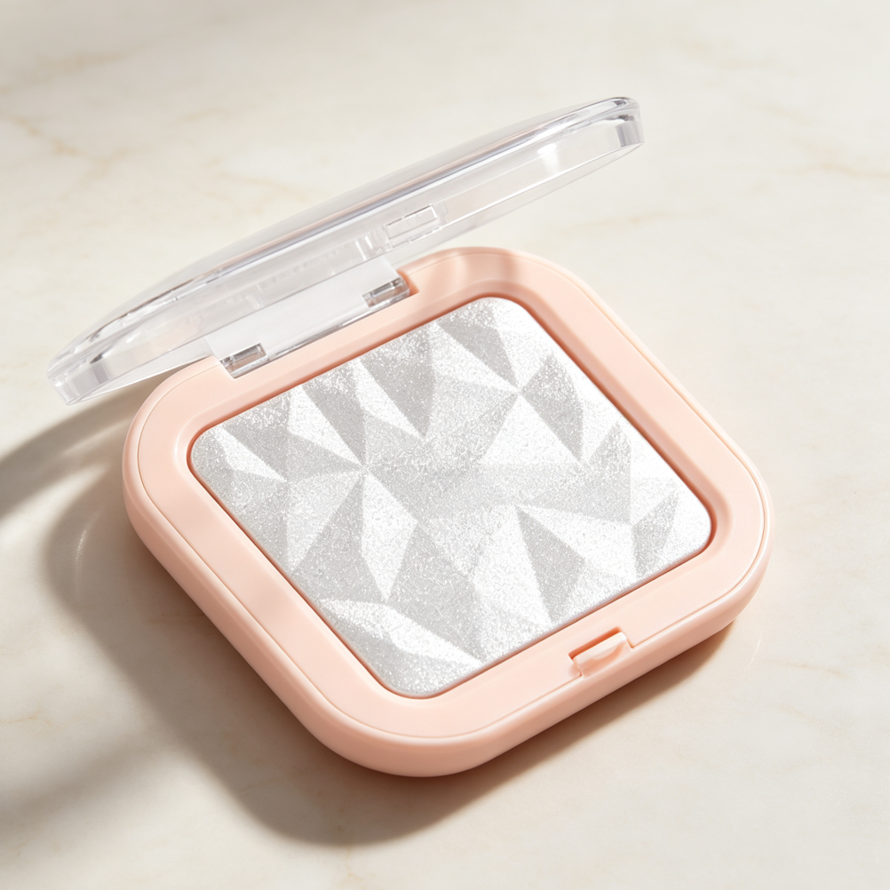 Silver Diamond Glitter Highlighter Palette - Image 2
