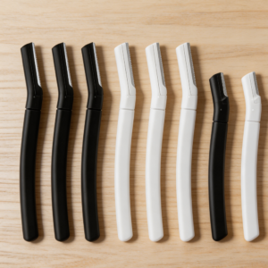 8-Count Black & White Face Razor for Peach Fuzz Removal