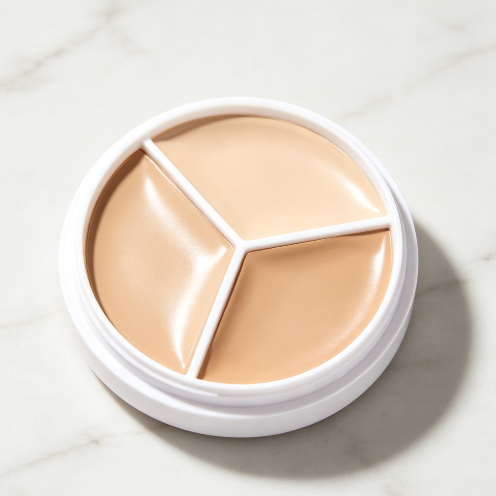 Tri-Color Correcting Concealer Pot Dark Circles 01 - Image 2