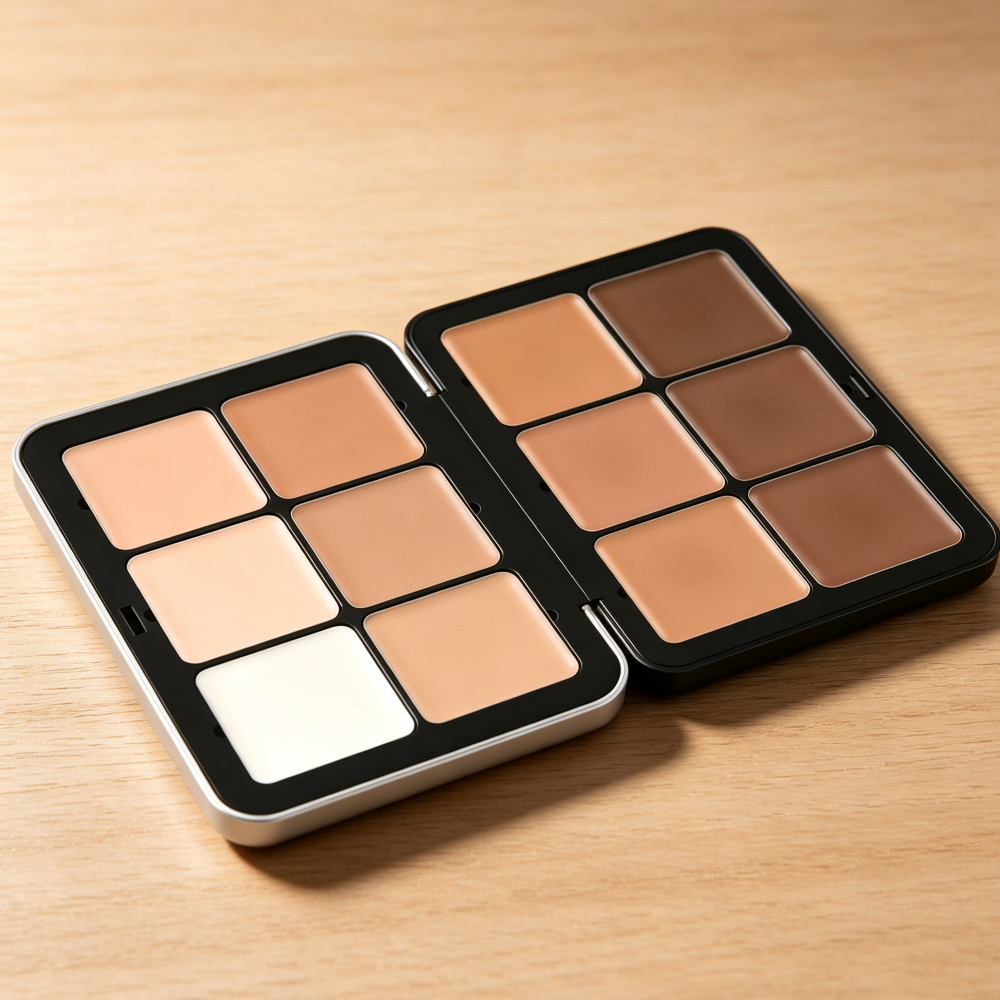 12-Color Professional Cream Concealer Palette Full Coverage - Image 2
