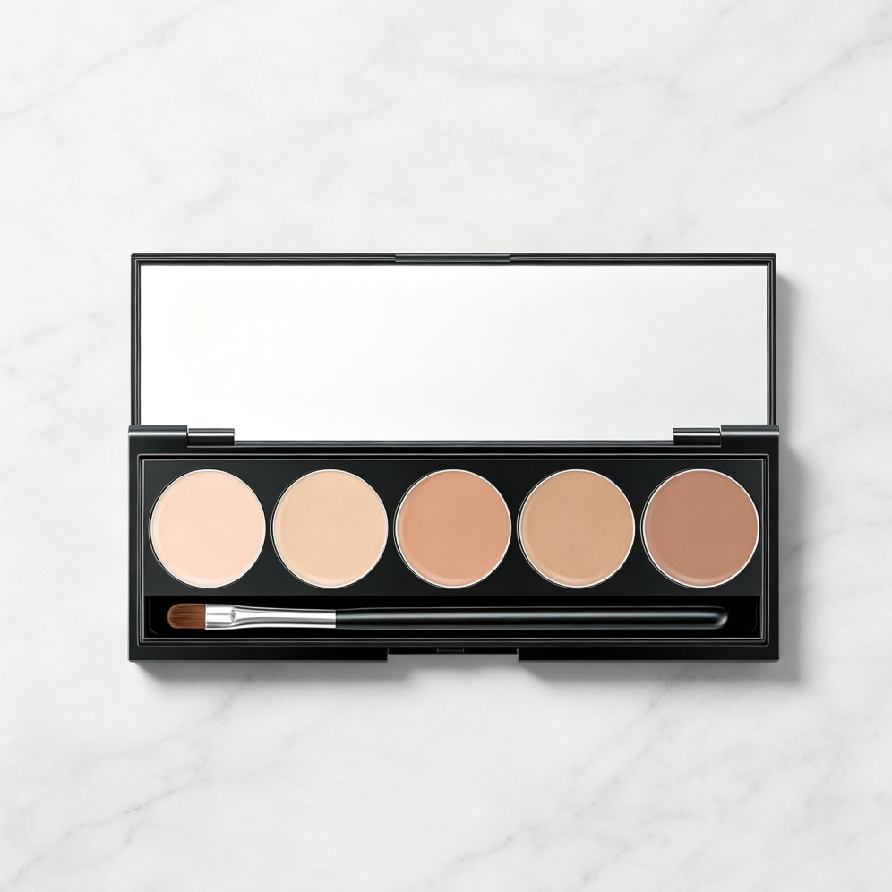 5-in-1 Multi-Use Cream Concealer Palette Waterproof #2 - Image 2
