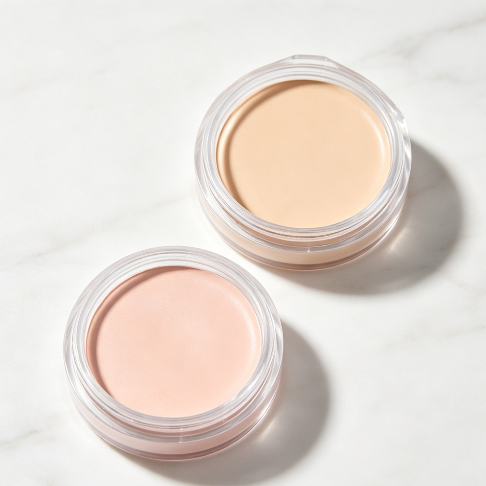 2-Piece Full Coverage Concealer Set with Brush Vegan 01+02 - Image 2