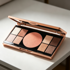 8-Shade Eyeshadow Palette with Blush Vitamin E Enriched