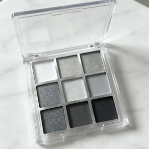 9-Color Black Smokey Matte Glitter Goth Palette