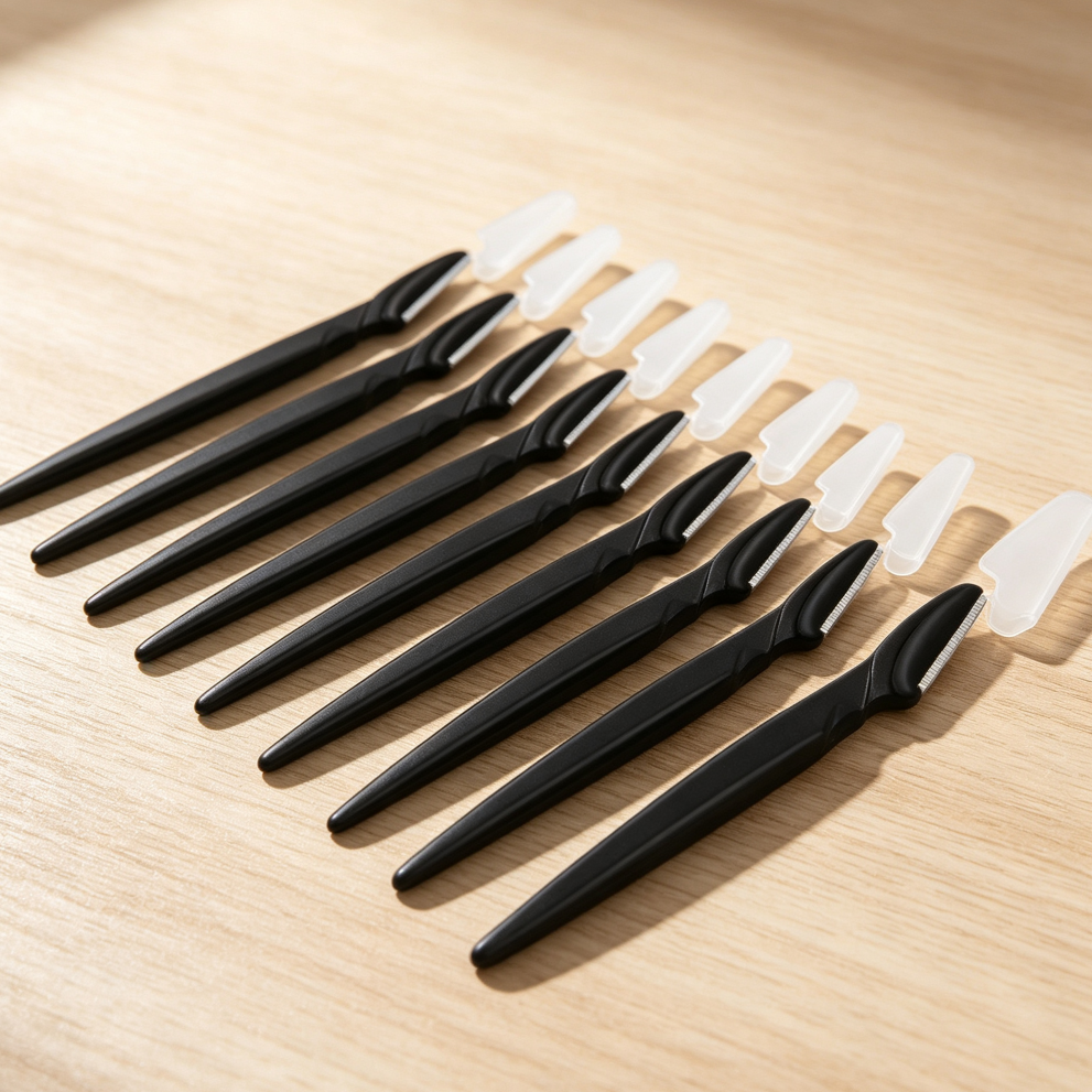 16-Pack Black Multi-Purpose Face Razor with Safety Cover