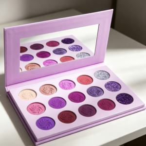 Purple Matte & Glitter Highly Pigmented Eyeshadow Palette