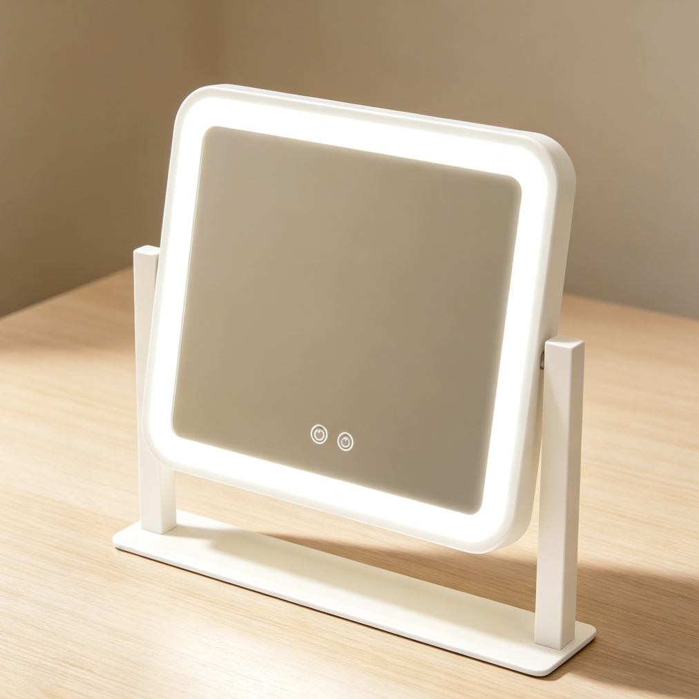14"x12" LED Vanity Mirror, Smart Touch, 3-Color Dimmable - Image 2