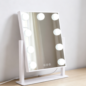 12"x14" Touch Control Vanity Mirror, 3-Color, Detachable 10X