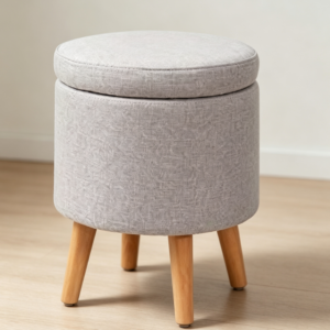 Creative Low Profile Storage Stool, Adult Makeup Chair