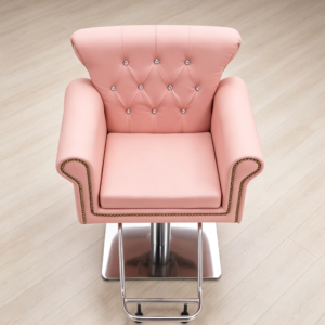 Pink Classic Antique Hydraulic Salon Barber Beauty Chair